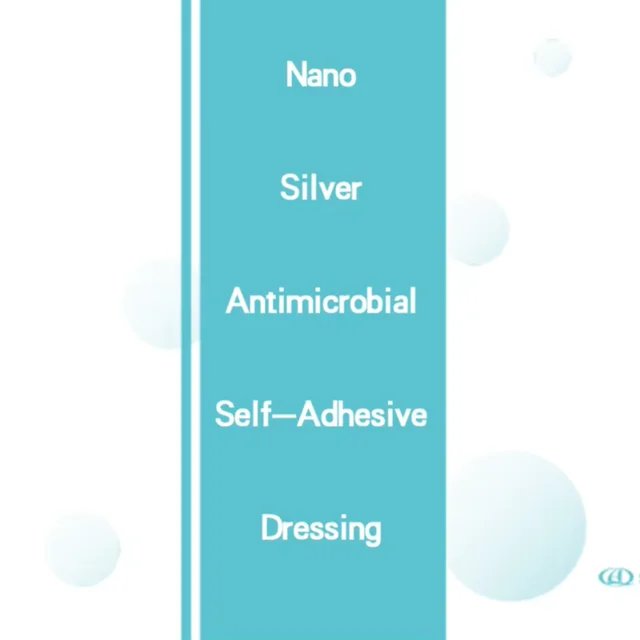 Low Price Chinese brand best-selling nano silver antibacterial self-adhesive dressing