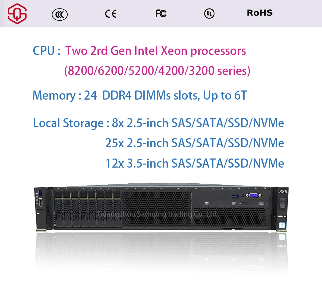 퓨전서버 2288h V5 2u 랙 서버 인텔 2 세대 1cpu 비용 효율적인 데이터베이스 서버 - Buy Xfusion 서버 ...