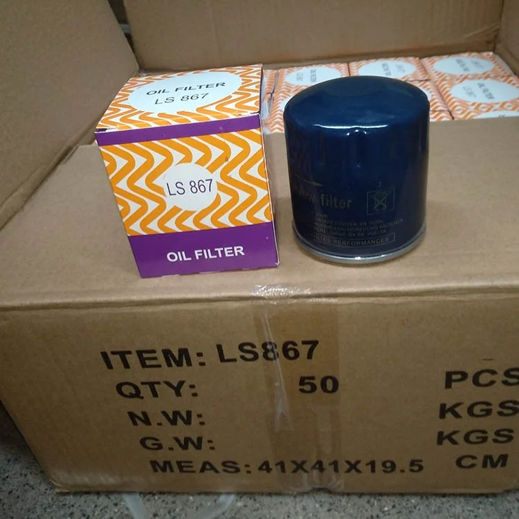 High Quality Auto Engine System Car Engine Oil Filter LS867 Suit for  Peugeo 106 205 206 305 309 405 406 504 505 BOXER EXPERT