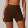 brown shorts