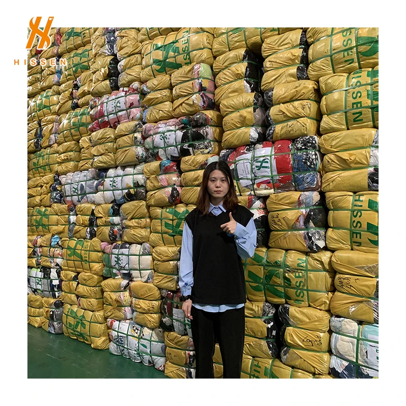 Jeans in Second Hand Unsorted Used Clothing Bales for Export