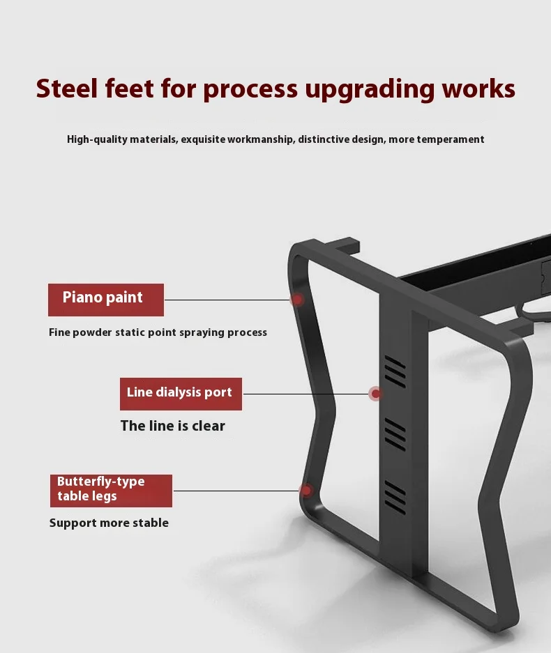 New Customizable Office Furniture Creative Staff Table Desk Office Modular Clerk Workstation 120 Degree L Simple Modern