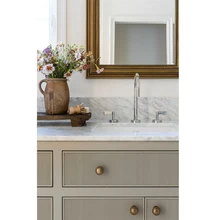 Artisan American Style Bathroom Furniture 72inch Matt Painted Inset Bathroom Cabinet with Bathroom Sink