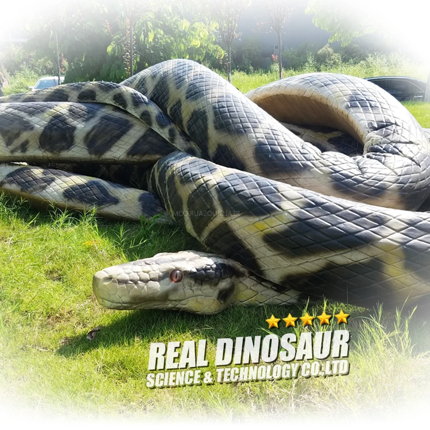 Artificial Silicon Rubber Material Robotic Snake Model