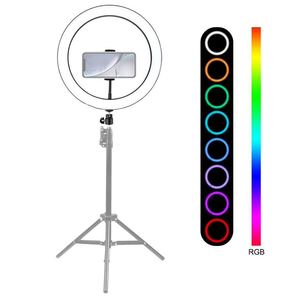 Best Quality Ring Led Light Video Selfie Portable makeup 10 inch Mini Led Desk Ring Light Lamp Stand