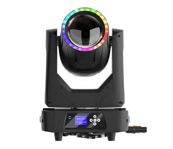 Waterproof IP65 380W 19R Beam Moving Head Lighting With Ring Effect For Night Sightseeing Radio theaters