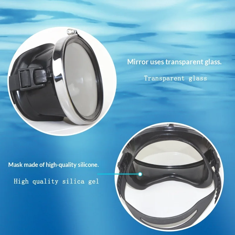 Professional Underwater Mask Adults, Silicone Anti-fog Diving Goggles, Swimming Fishing Goggles For Men And Women_voghion.com