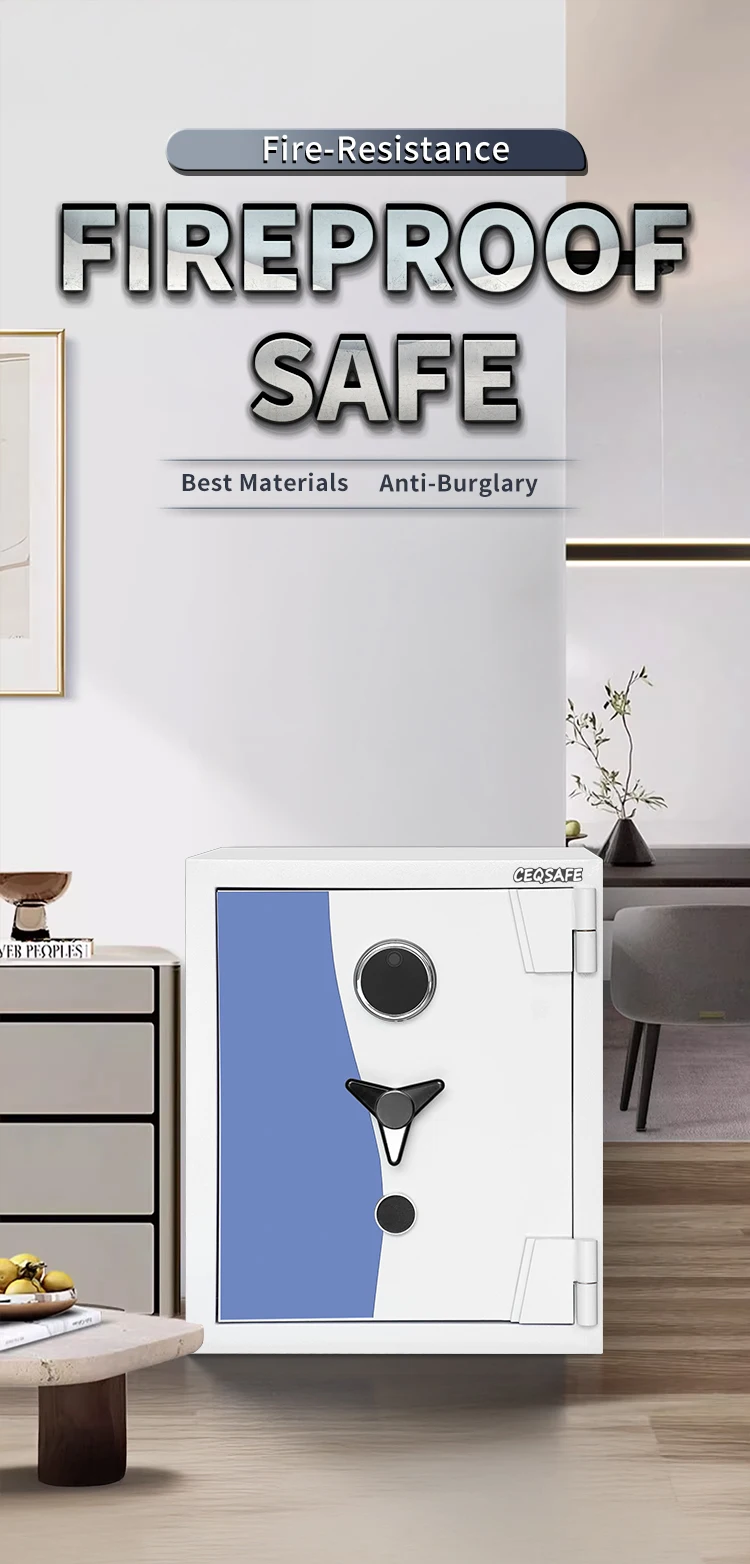 CEQSAFE Electronic Digital Box Fire Smart Safe Box Safes for Steel Vault Money Fire Proof Safe details