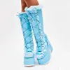 Blue PU