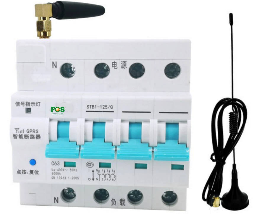 Pen Wifi Circuit Breaker Smart Switch 380AC 63A 4P