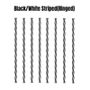 Black White Striped-Ringed