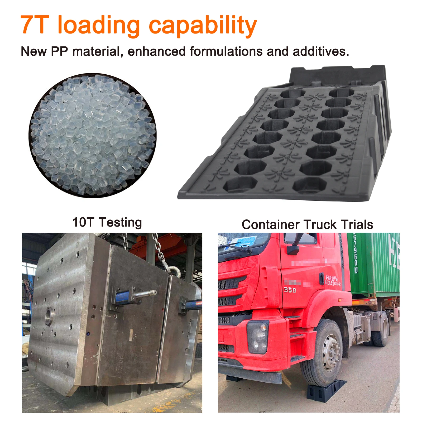 GT-14P Plastic High Lift Car Repair Ramps - Adjustable & Portable