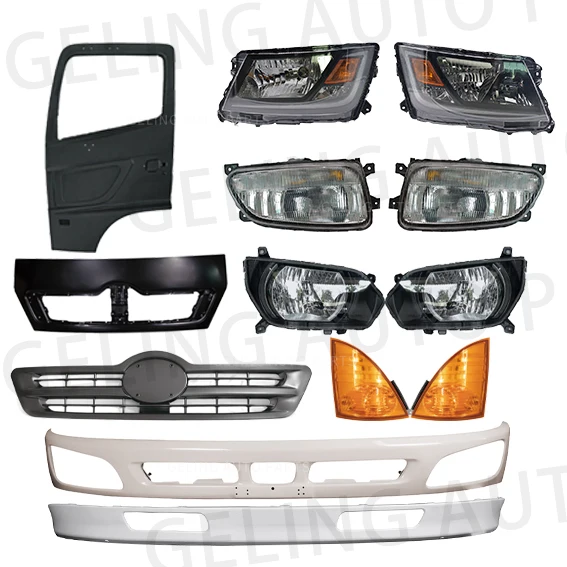 GELING Truck Body Parts Accessories Halogen Front Light Headlight