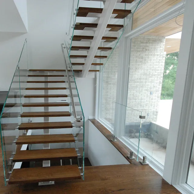 Wonderful Mono Stringer Steel Wood Structure Staircase Cost Mono Stringer Floating Stairs
