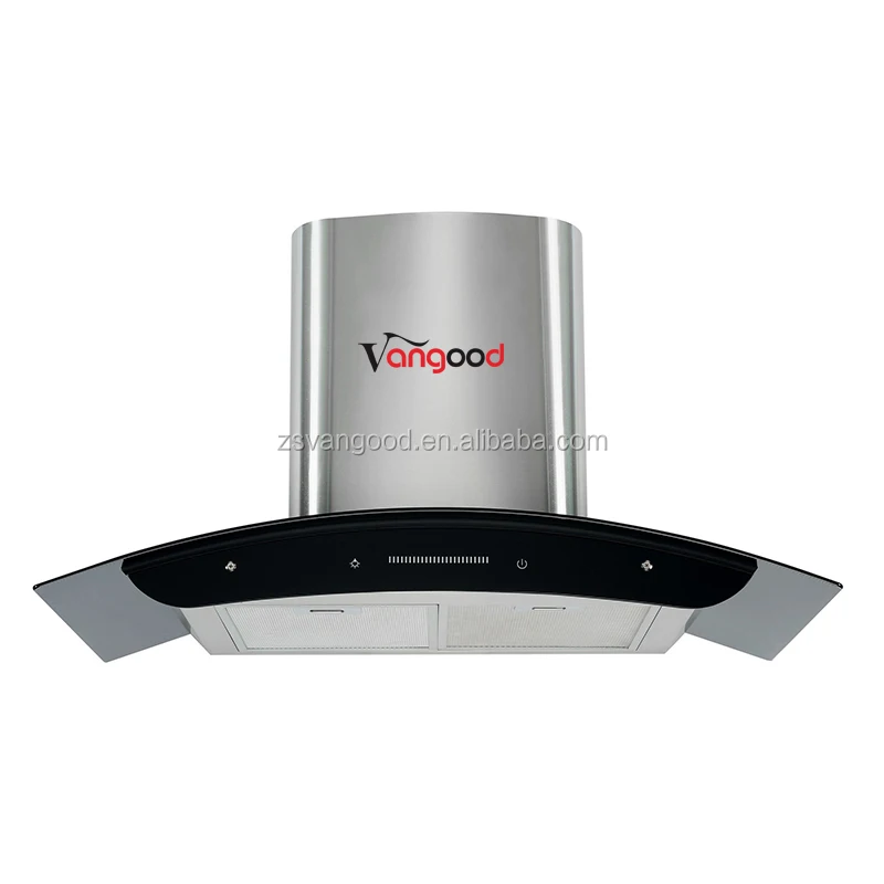 Chimney Wall Mounted Nexstyle Glass Kitchen Blower Copper Range Hoods