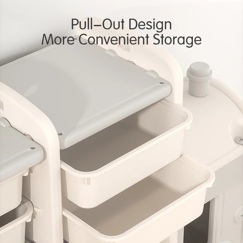 Large Capacity Bus Car Shape Book Shelf Storage and Rack for Baby Organizer Kids Plastic Children Room Furniture Toys Cabinets