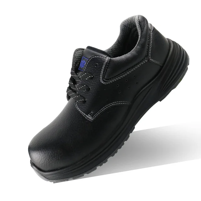Handun HD-SH3802 Low-Top Cowhide Safety Shoes Anti-Smash Insulated 6KV-Premium Foot Protection