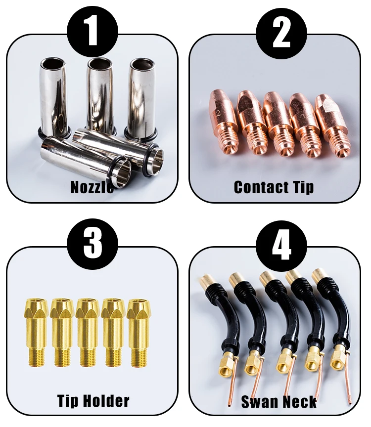 Huarui Otc 350a/500a Welding Nozzle Mig Welding Torch Spare Parts Buy