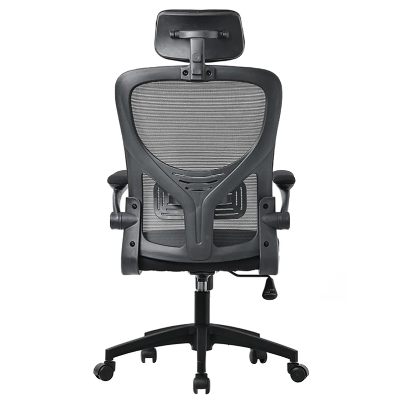Modern Swivel Massage Ergonomic Mesh Back Wooden Ceo Soft India Desk Armrest Executive Brown Office Chair