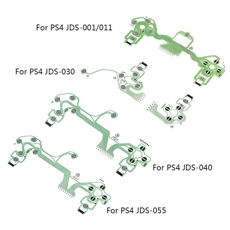 Replacement Buttons Ribbon Circuit Board for PS3 PS4 Controller Conductive Film Keypad Flex Cable for PS5 Accessories