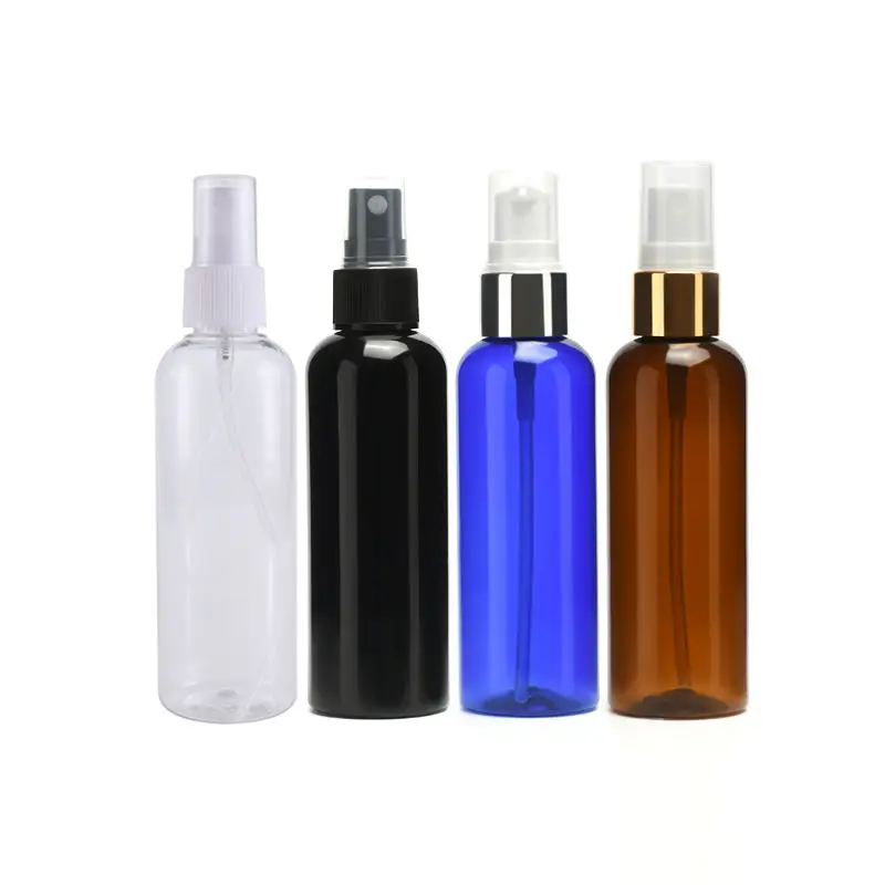30ml 50ml 60ml 80ml 100ml 120ml 150ml 250ml 500ml  Black Amber Blue clear Lotion Spray Plastic Bottle for Cosmetic Packaging