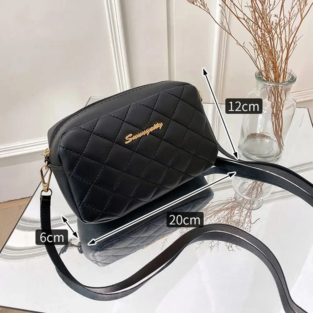 Fashion Ladies Cross Body Messenger Bag Women Shoulder Over Bags Detachable  Handbags Embroidered Small Square Bag