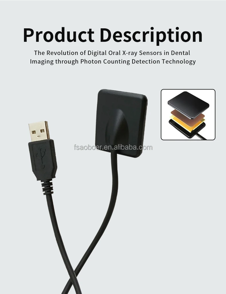 HD Image Dental Sensor - Portable Rayos X Digital RVG