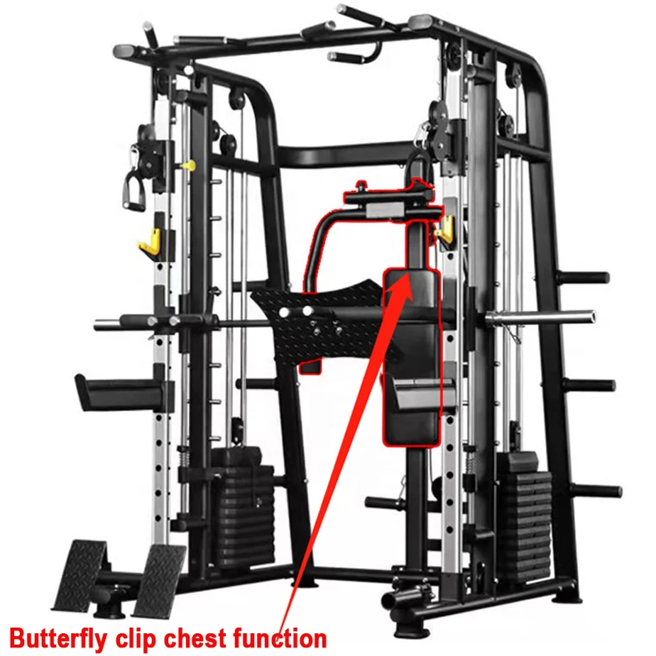 Professional Multifunctional Gym Equipment Multi Station Squat Rack