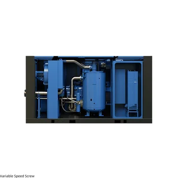 Industrial Compressor Screw High Performance Cabinet Structure Air Compressor Two Stage Variable Speed Air Compressor for Sale