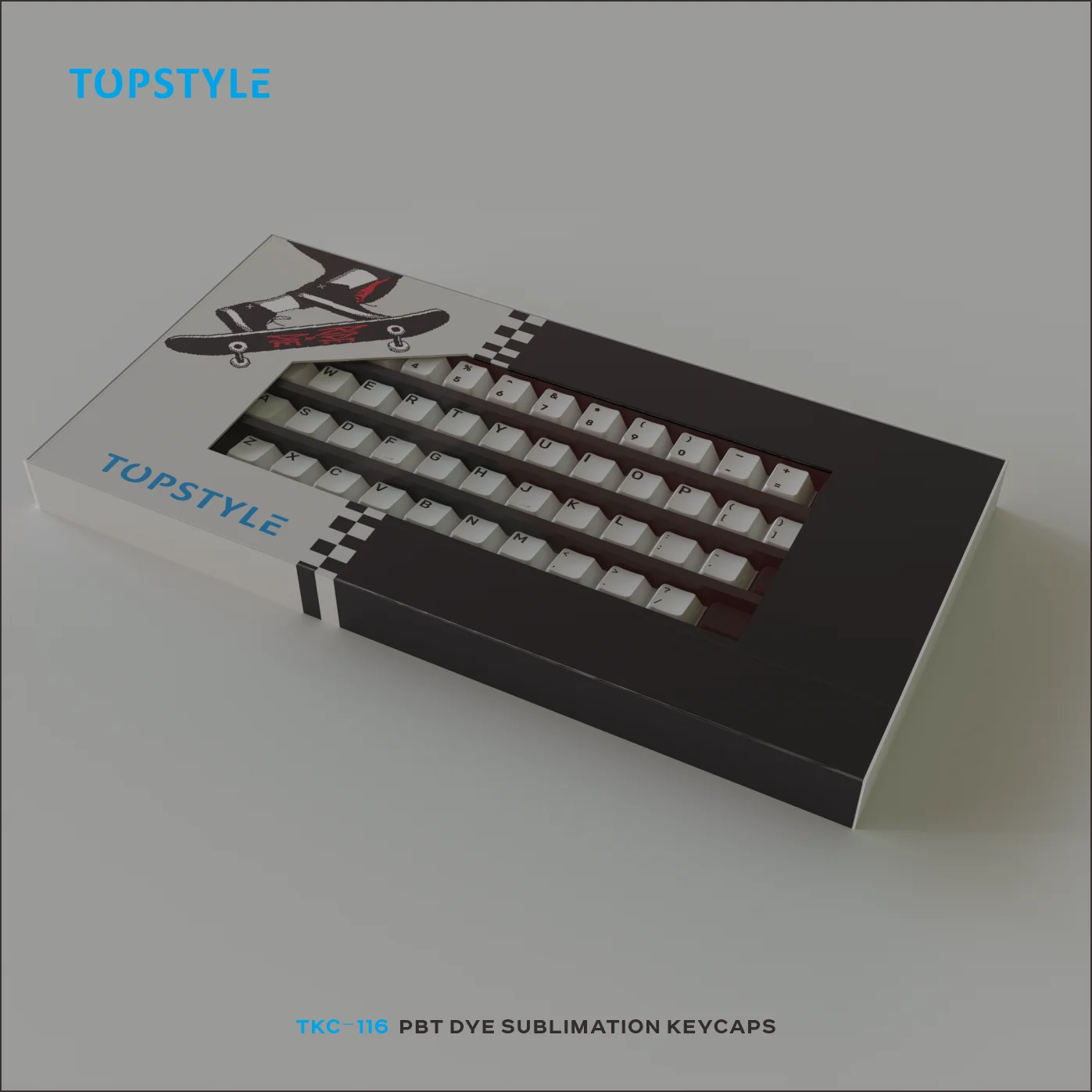 Topstyle Tkc116 Diy Mechanical Keycaps 116 Pbt Dye Sublimation Pattern