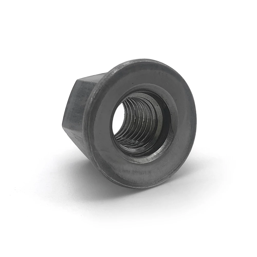 Customized Steel Hex Locking Zinc Flange Nut M8 m16 m36 Flange Nut
