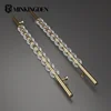 High Transparent Crystal with Brushed Gold
