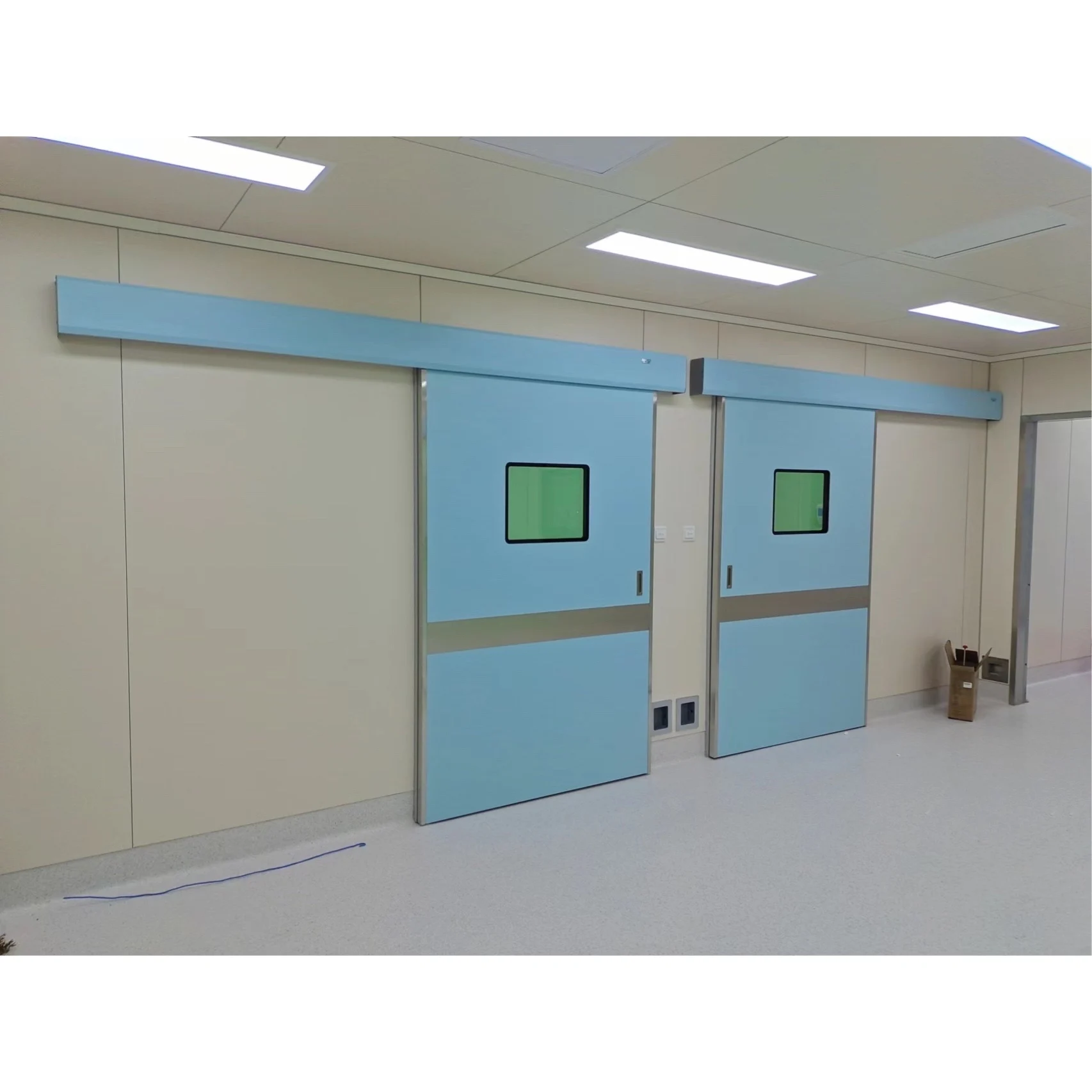 HUAAO Automatic Sliding Door single openning door cleanroom door for hospital