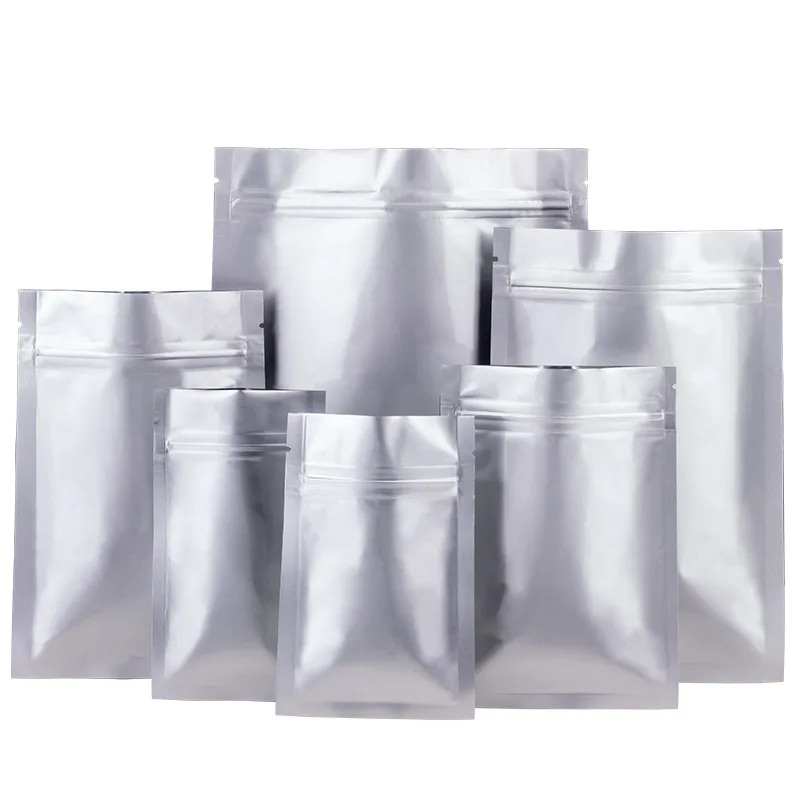 Zipper Custom Logo Zip Lock Ziplock Plastic Mylar Food Packaging Foil Aluminium Bags