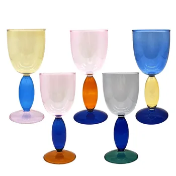 56H Wholesale Creative Borosilicate Glass Milk Juice Cocktail Glass Cup