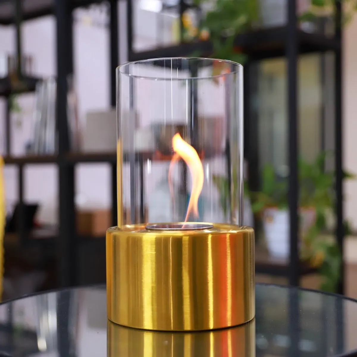 High Quality Tabletop Outdoor Fireplace Bio Ethanol Table Round