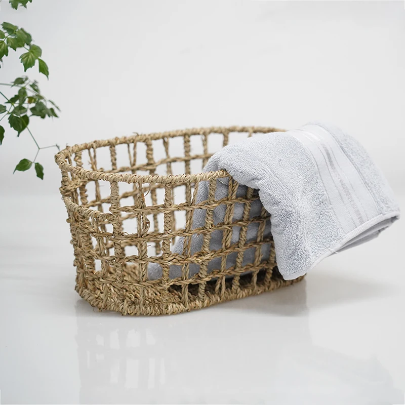 High Quality Oem Oval Seagrass Woven Bread Basket For Kitchen Bread ...