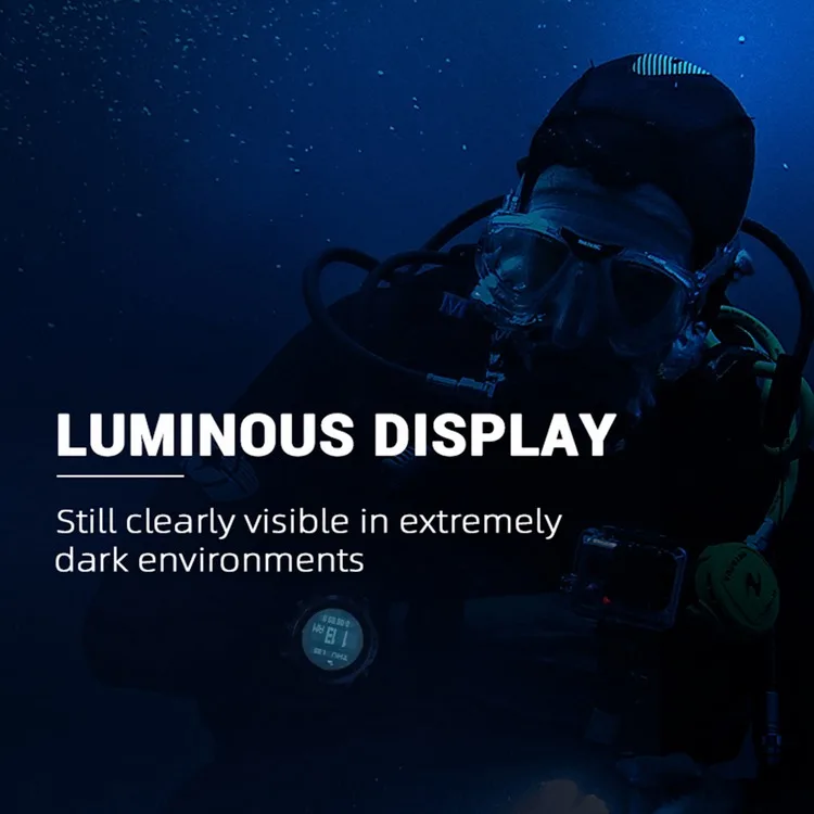 Digital Dive Watch for Men Dive Computer Scuba Diving Watches Men's Wrist Watches with Compass Altimeter Barometer