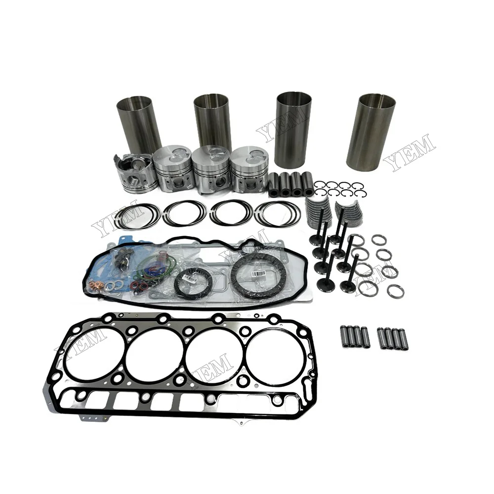 4D98E Overhaul Repair Kit For Yanmar Engine Kit Gasket Piston Set