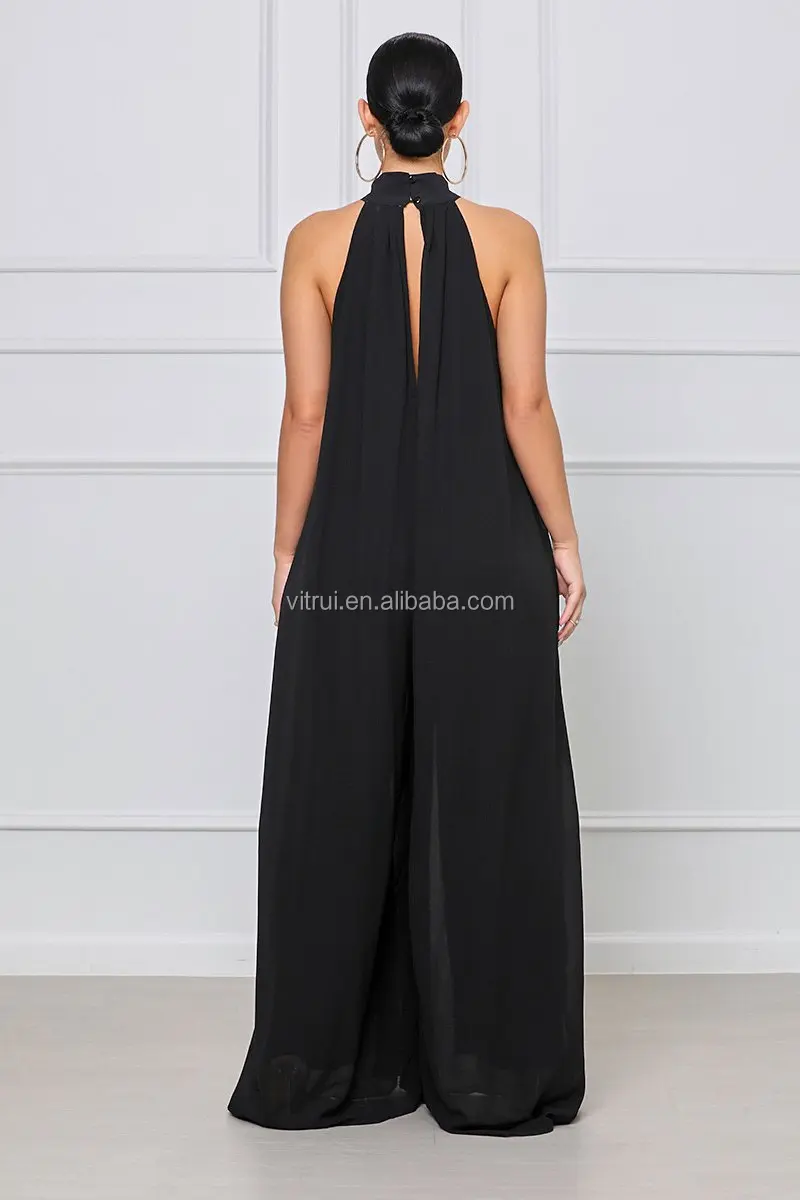 YQY9491 High Quality Office Ladies Summer Jumpsuit Casual