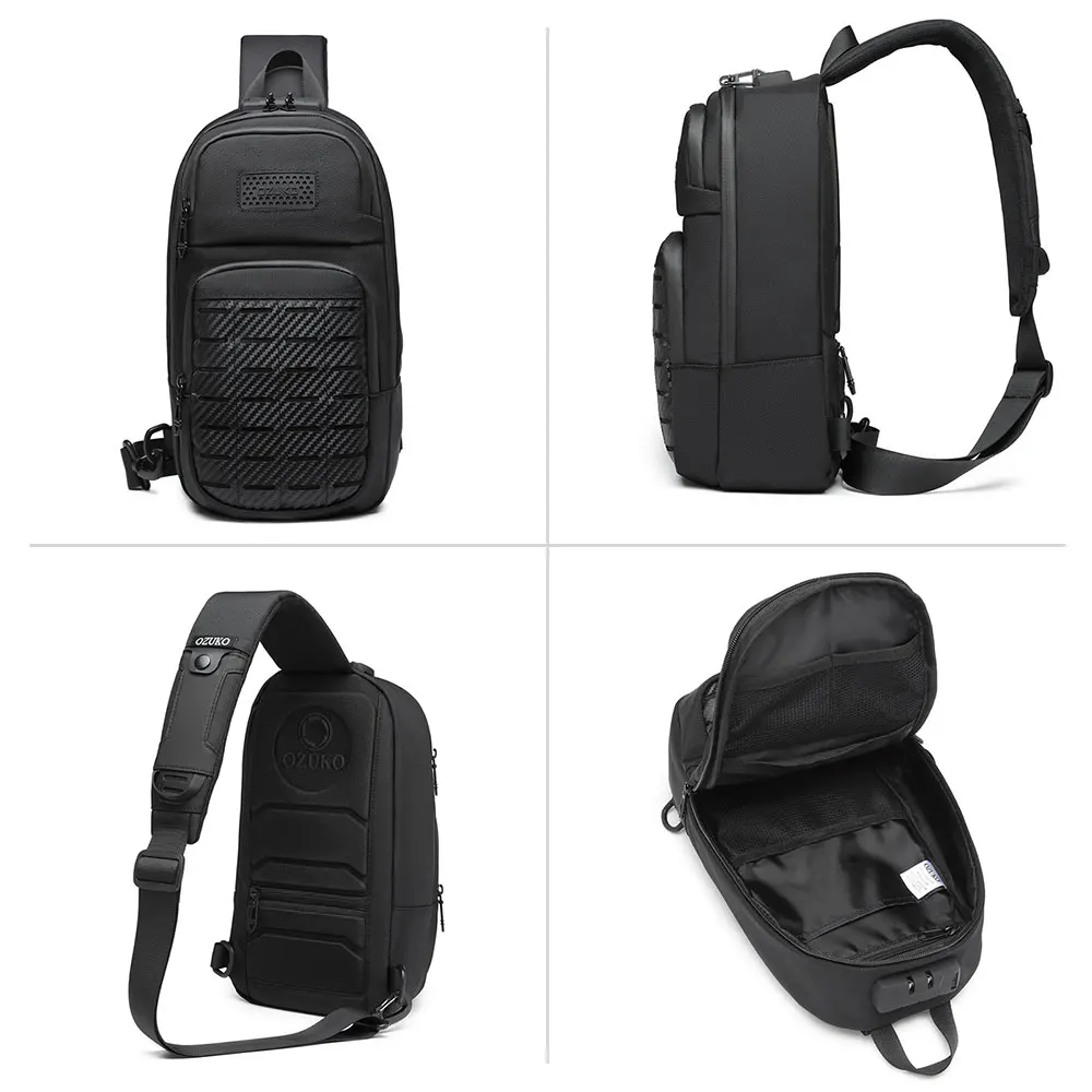 Ozuko 9577 Sport Designer Side Bag - Tactical & Waterproof