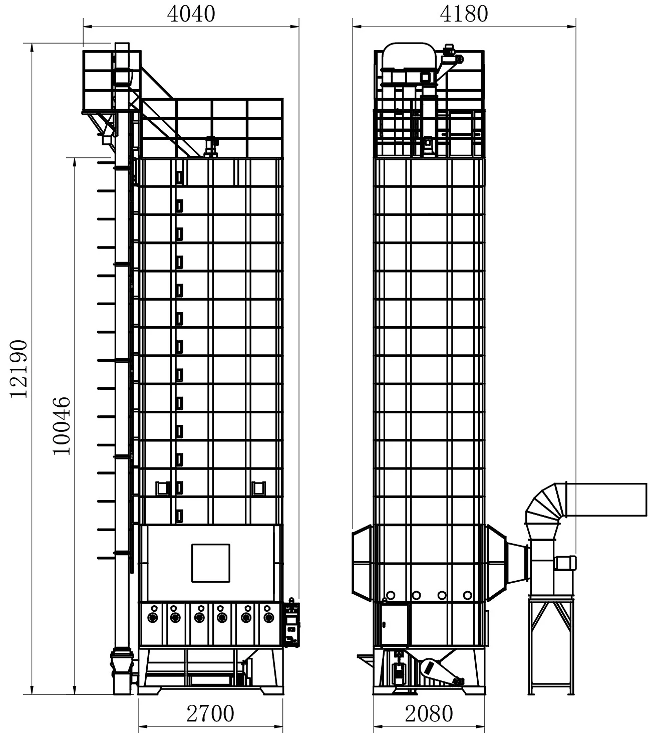 Grain Dryer with Motor, BAILONG, 21t/d - detail 18