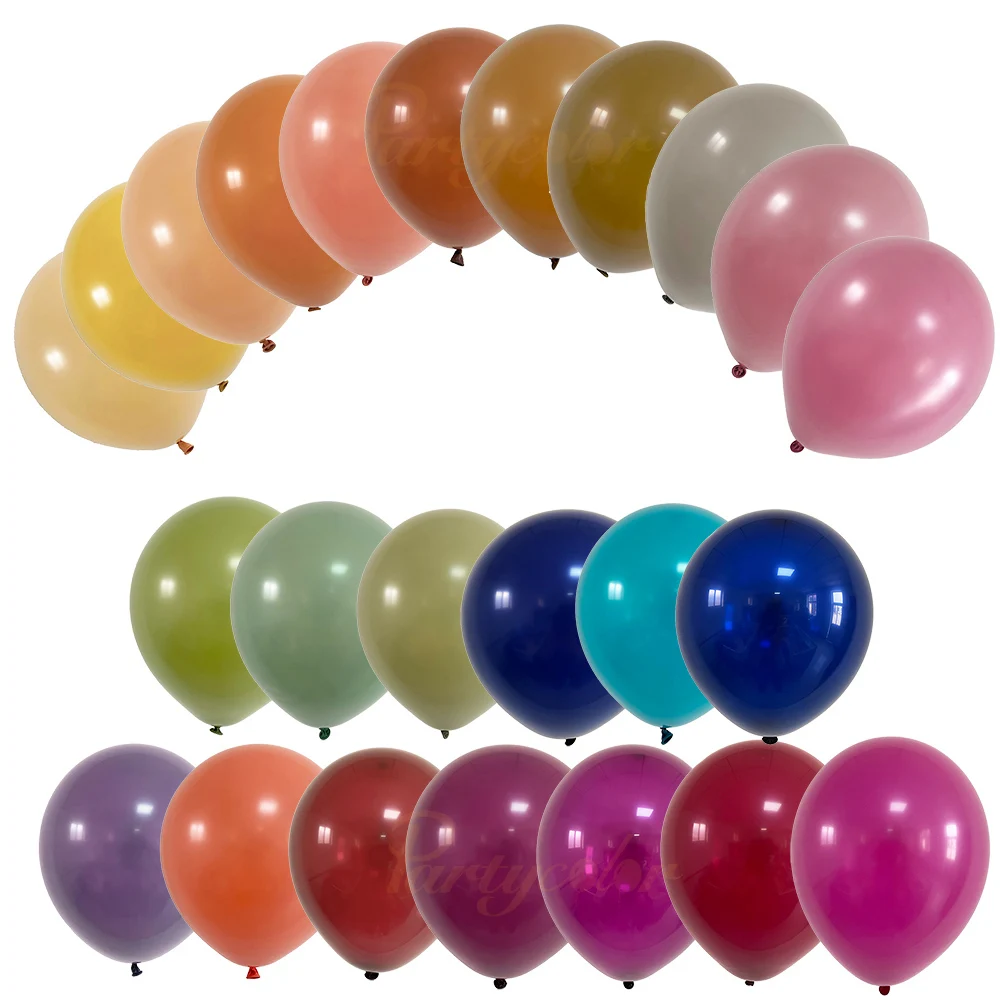 Party Decoration Retro Latex Balloons Wedding Birthday Vintage Balloons