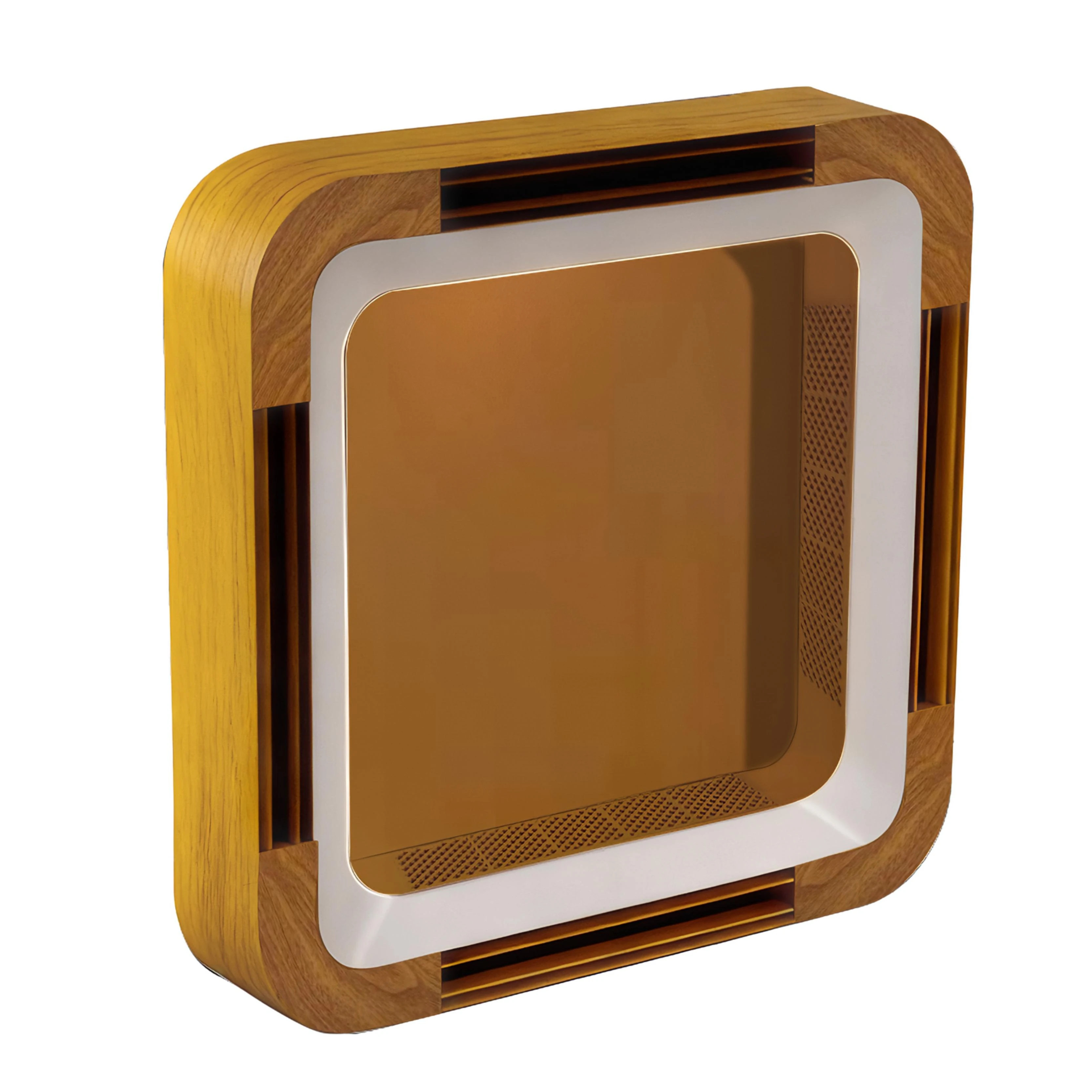 Modern Smart LED Ceiling Fan with Light Retractable Bladeless Chandelier Ceiling Lamp Remote Control Dimmable