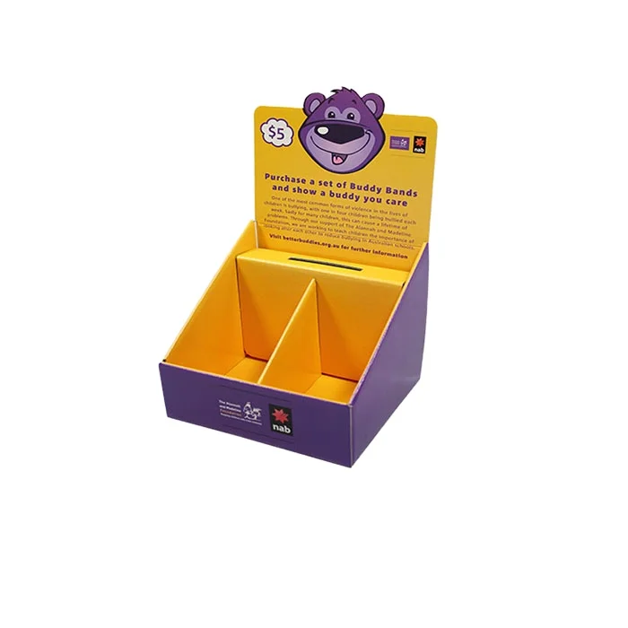 2023 PDQ Waterproof Carton Paper Template Display Box Cardboard