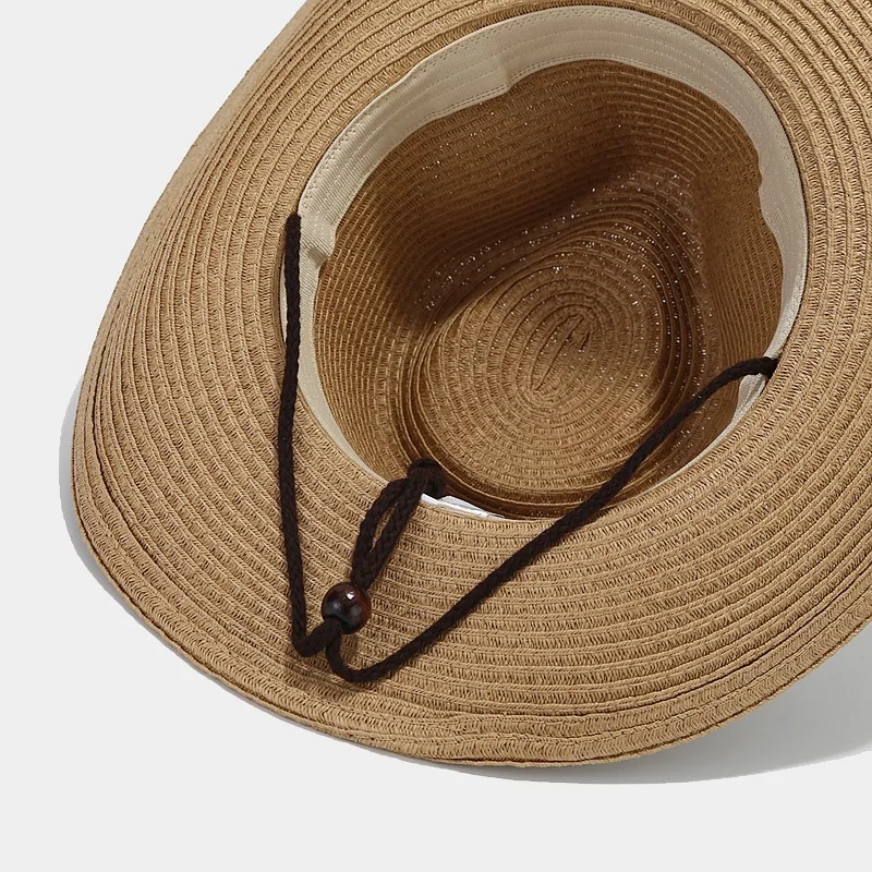 Летняя ковбойская шляпа с широкими полями