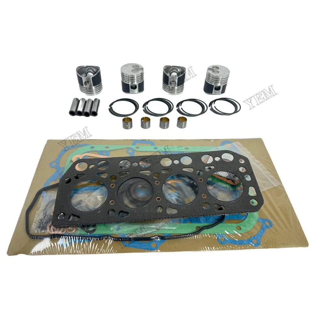 High Suppliers Rebuild Kit With Cylinder Gasket Kit Piston Rings Suitable for Mitsubishi K4B Engine Parts