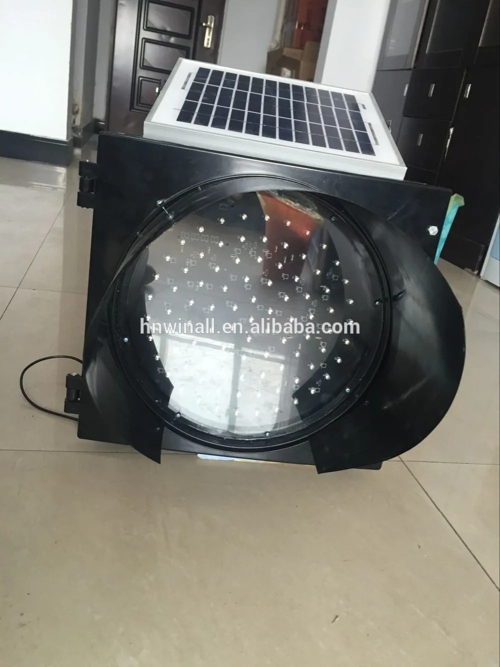 Yellow Flashing Zebra Crossing Pedestrian Crosswalk LED Flashing Solar Driveway Warning Light