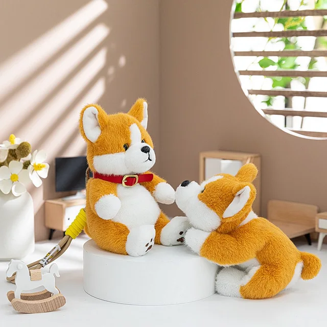 Treasure Kids Toys pokemon Corgi Dog Pendant Puppy Plush Toys Plushie Mystery Box Squishy Silicone Baby Doll Facebok Hot Selling