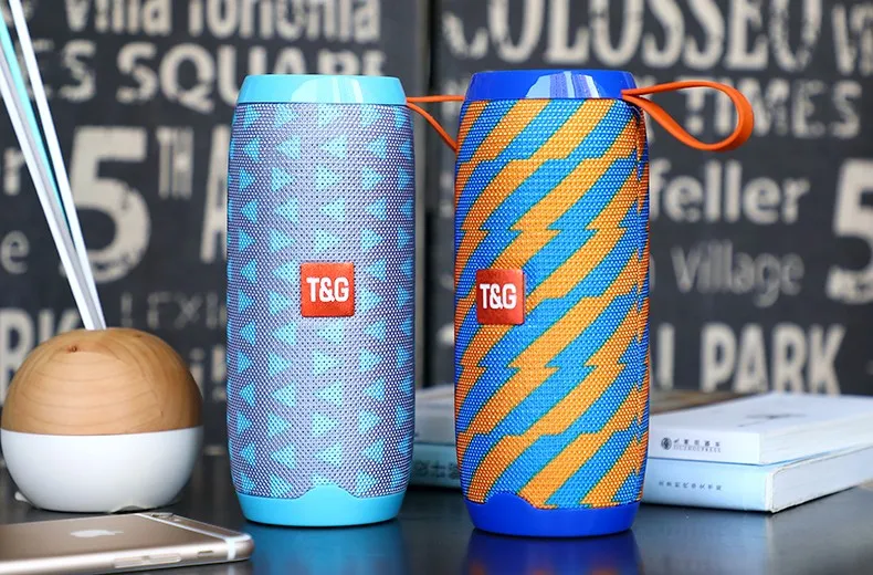 T&G wireless portable fabric speaker bluetooth with subwoofer & waterproof - ANKUX.COM
